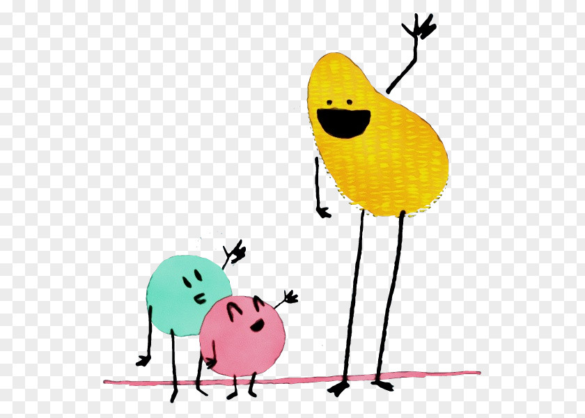 Smile Happy Yellow Cartoon Clip Art Line PNG