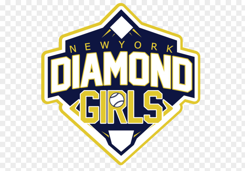 Softball Diamond Logo Girls Spa Baseball T-shirt PNG