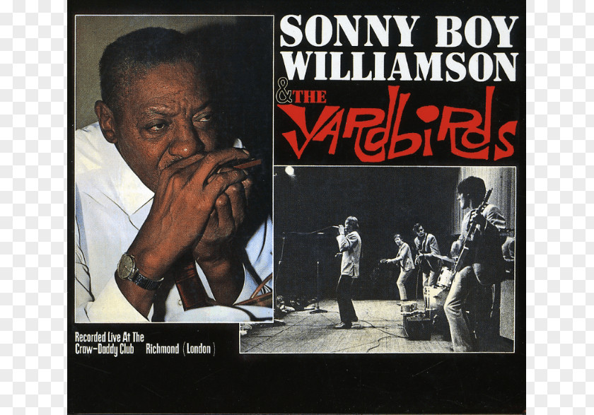 Sonny Boy Williamson II Crawdaddy Club And The Yardbirds Music PNG and the Music, Sonnyboy clipart PNG