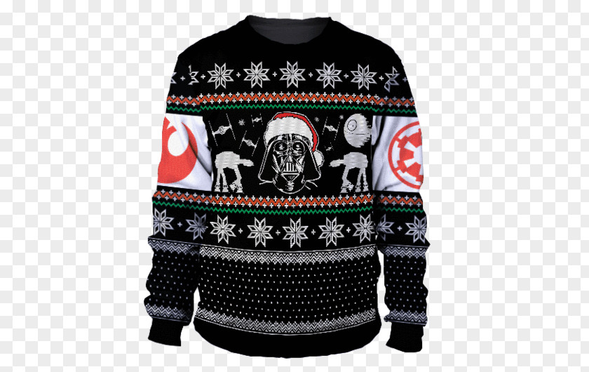 Tshirt T-shirt Sweatshirt Darth Vader Christmas Jumper Sweater PNG
