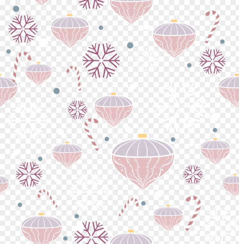 Vector Pink Candy Rain Christmas Tree Decoration Pattern PNG