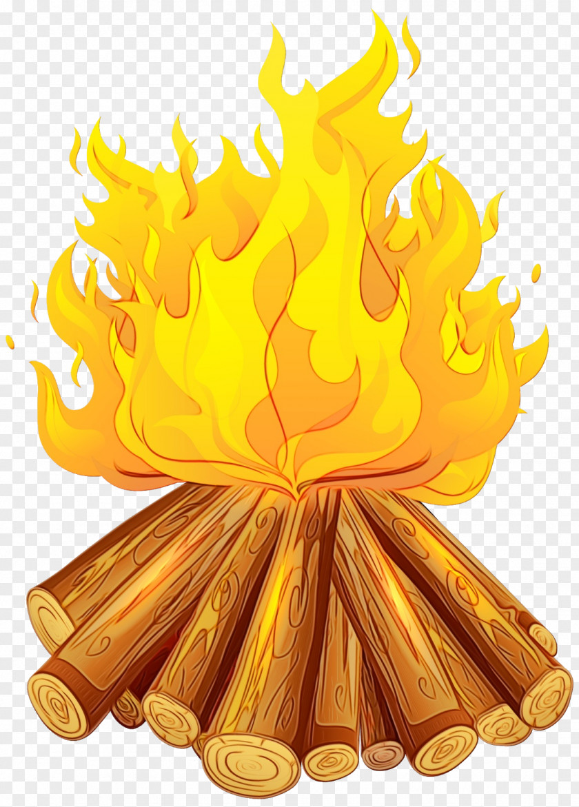 Flame Fire Yellow Clip Art PNG