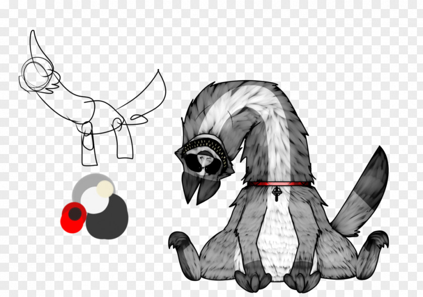 Lil Peep Dog Cat Sketch PNG