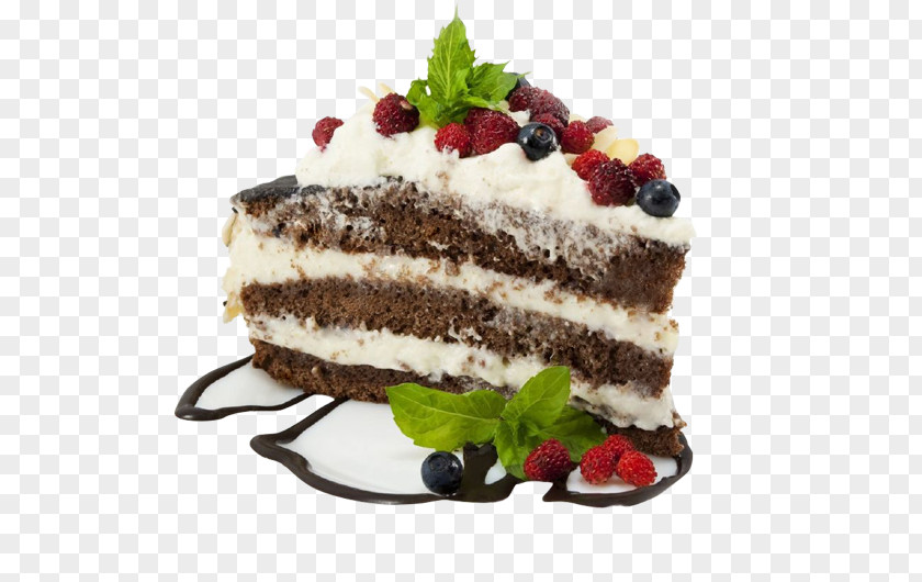 Chocolate Cake Chantilly Cream Torte Black Forest Gateau Fruitcake PNG