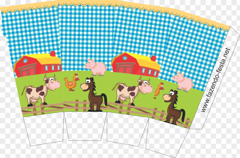 Farm Convite Party Baby Shower PNG