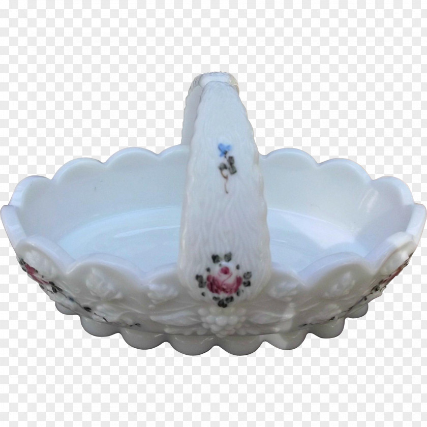 Hand Painted Milk Porcelain Tableware PNG