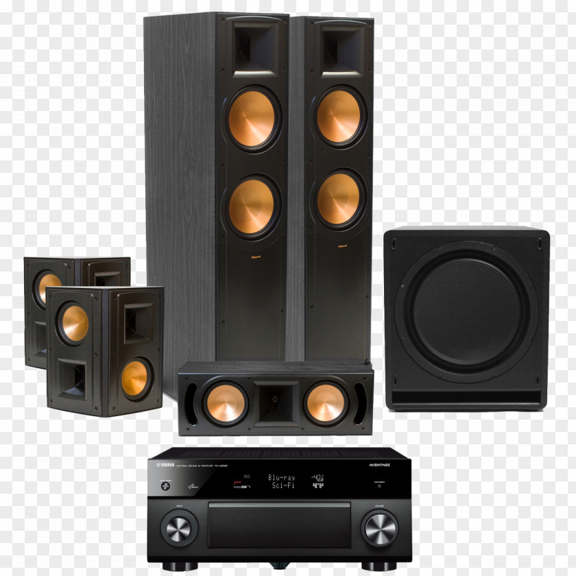 Home Theater Systems Klipsch Audio Technologies 5.1 Surround Sound Loudspeaker AV Receiver PNG