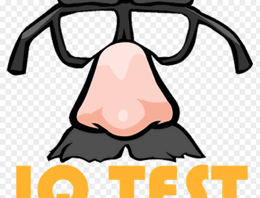 How Intelligent You Are? Intelligence Quotient What's My IQ?Big Nose Cartoon Images IQ Test PNG