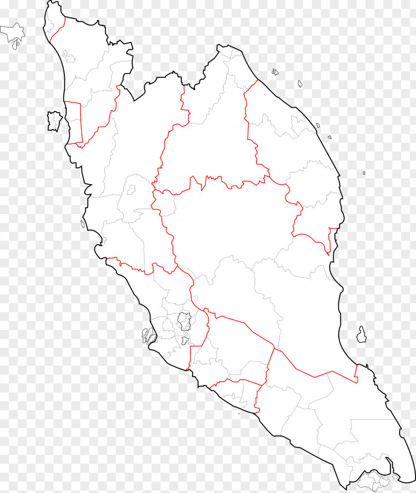 Perak Blank Map Peninsular Malaysia Clip Art PNG