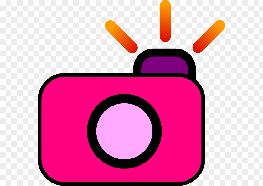 Pink Camera Cliparts Photography Free Content Clip Art PNG