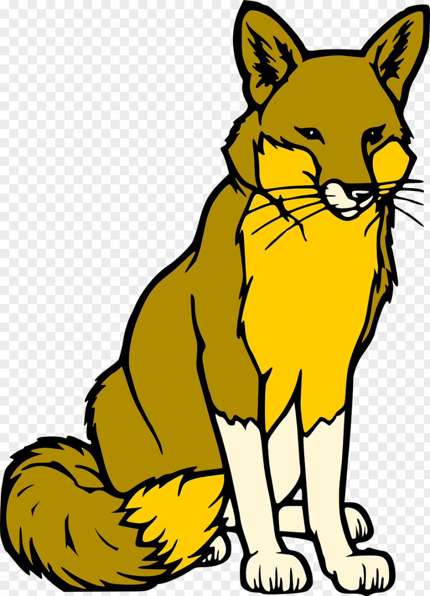 Yellow Fox Red Arctic Clip Art PNG