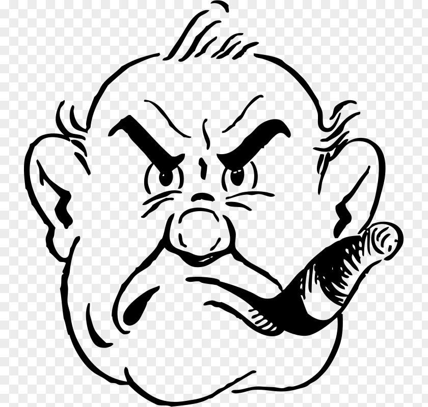 Angry Man The Art Of Caricaturing: A Series Lessons Covering All Branches Caricaturing Clip PNG