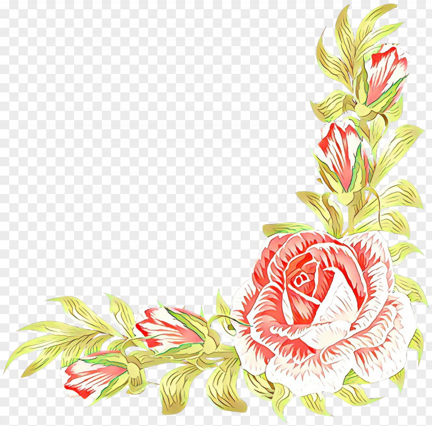Garden Roses Flower Bouquet Illustration Floral Design PNG