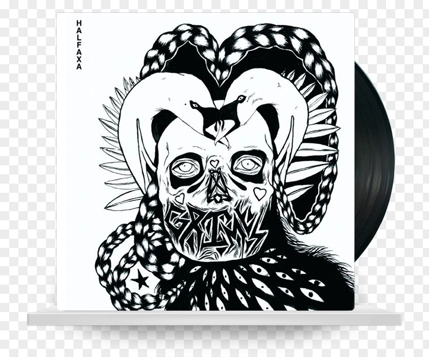 Grime Art Halfaxa LP Record Visions Geidi Primes Phonograph PNG
