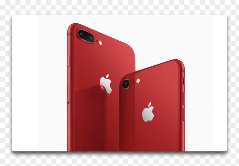 Apple IPhone 7 Plus Product Red Special Edition Smartphone PNG