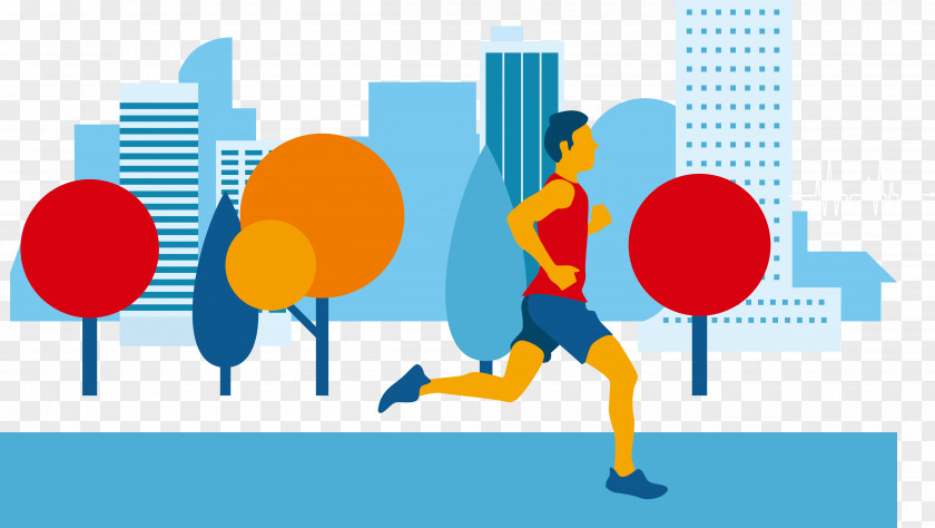 City Jogging Vector Euclidean Icon PNG