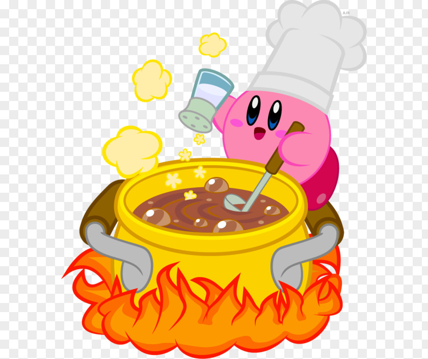 Cute Chef Kirby Super Star Ultra Cooking Smash Bros. Brawl PNG
