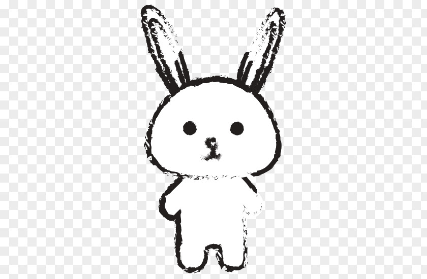 Domestic Rabbit Vector Graphics Illustration Drawing PNG