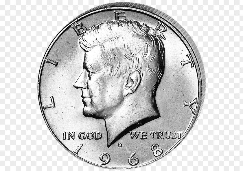 Kennedy Half Dollar Silver Coin Dostawa Peace PNG