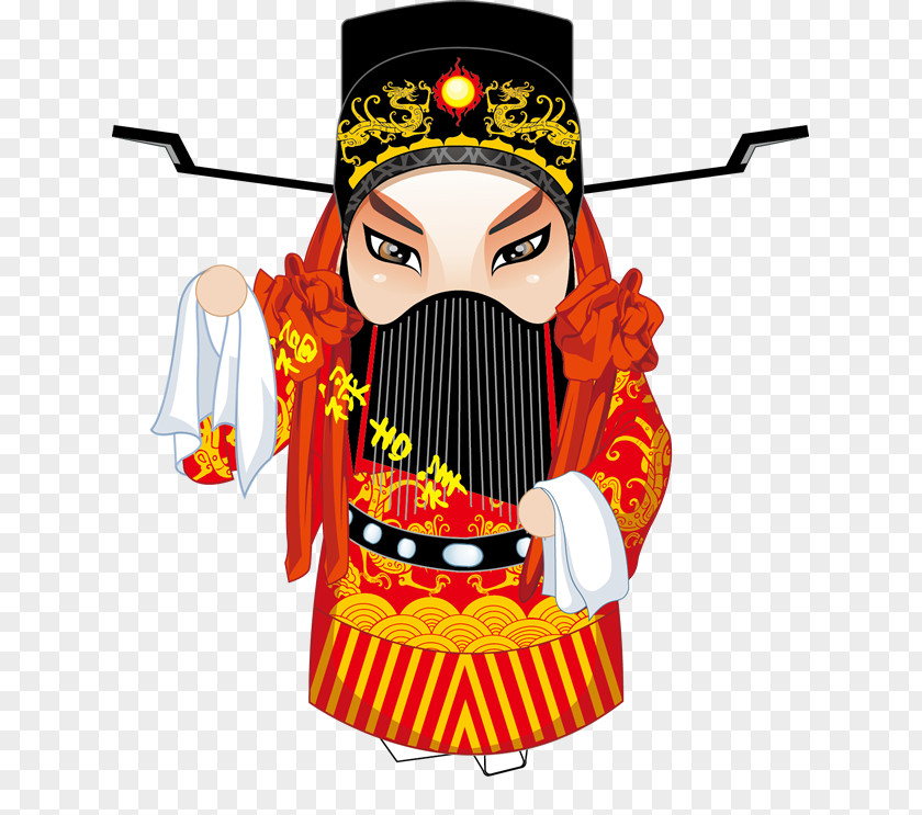 卡通人物 Peking Opera Chinese Шэн 行当 PNG