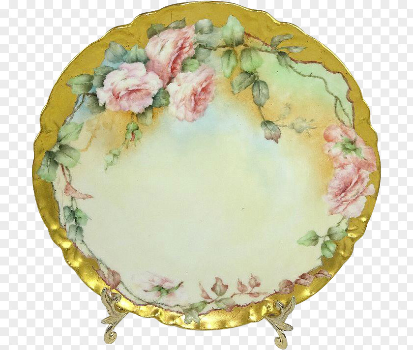 Plate Limoges Porcelain Saucer Haviland & Co. PNG