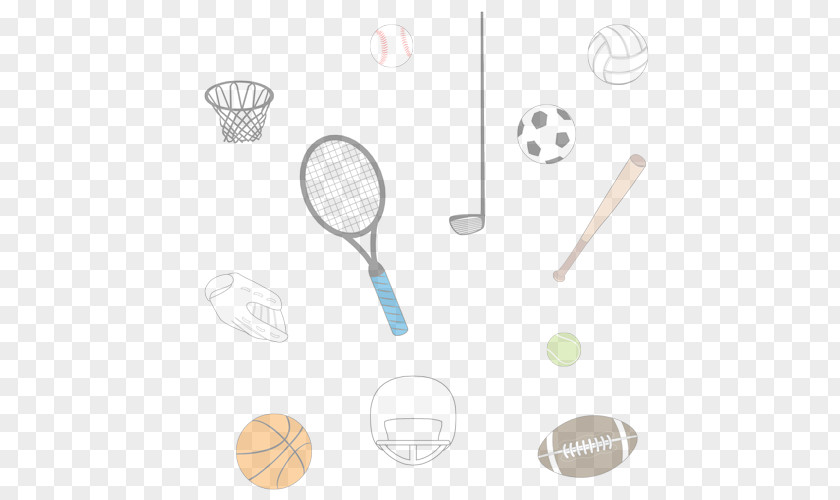 Tennis Racket Material PNG