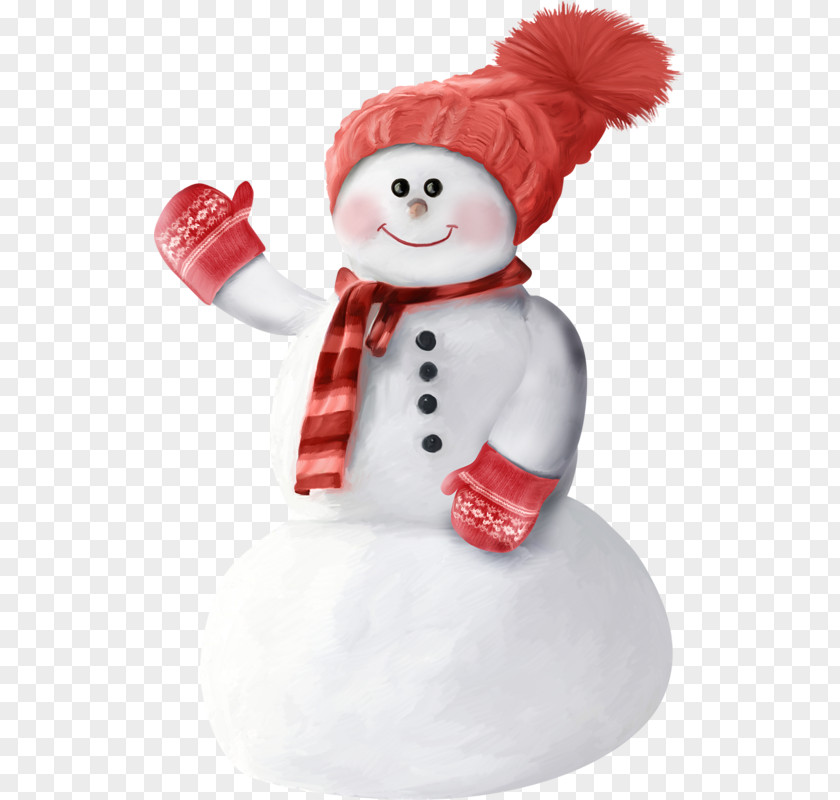 Cartoon Snowman Christmas PNG