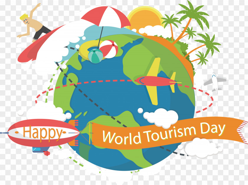 Crazy Travel Posters World Tourism Day Poster PNG