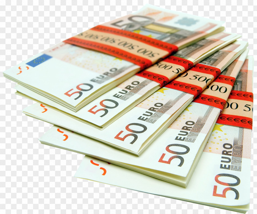 Euro Banknotes Money 1 Coin PNG
