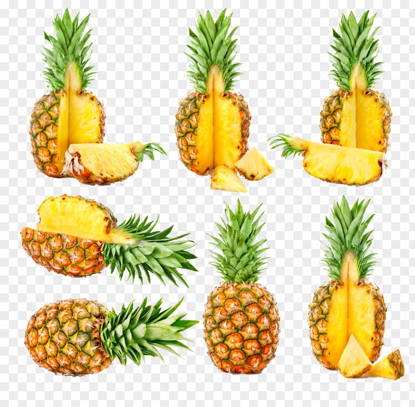 Pineapple Collection Juice Fruit Salad PNG