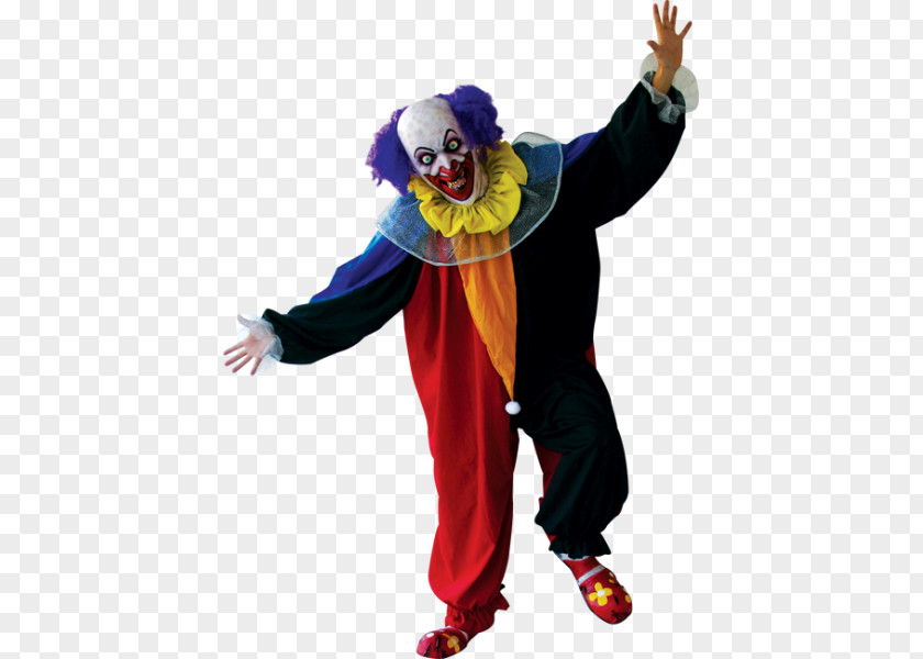 Clown Evil Costume Mascot PNG