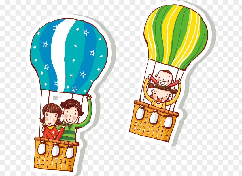 Hot Air Balloon Vector Flight Clip Art PNG