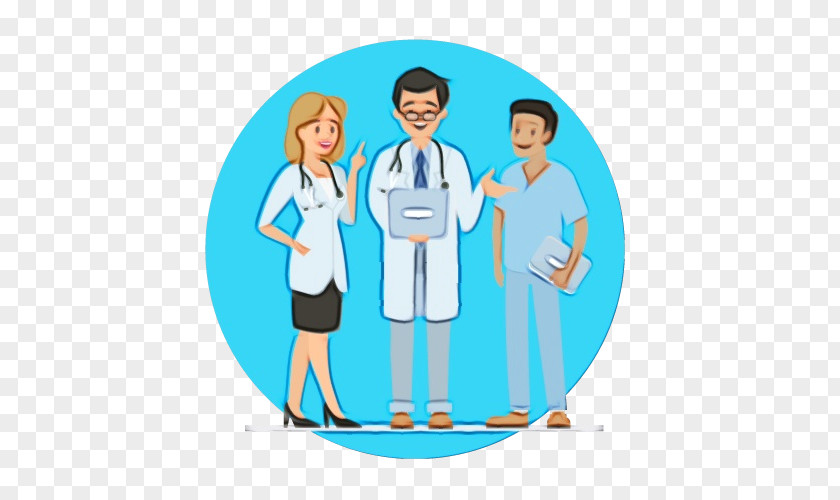Physician Gesture Stethoscope Cartoon PNG