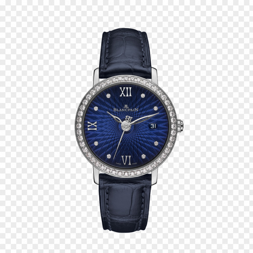 Blue Mechanical Watches Blancpain Female Form Longines Automatic Watch Horology Christopher Ward PNG