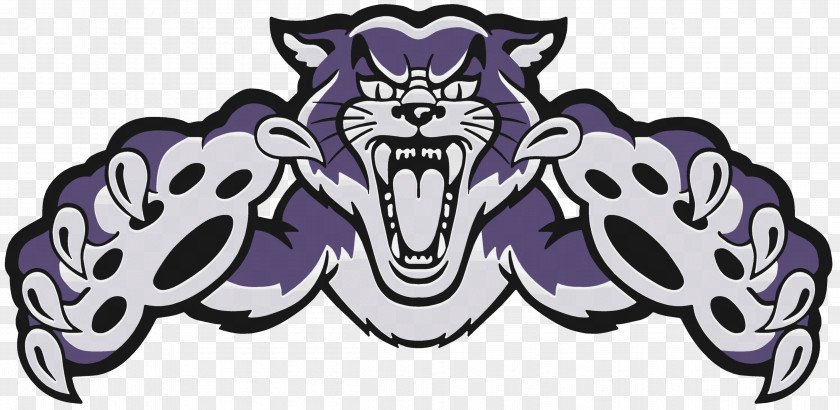 Cat Wildcat Mascot Clip Art PNG