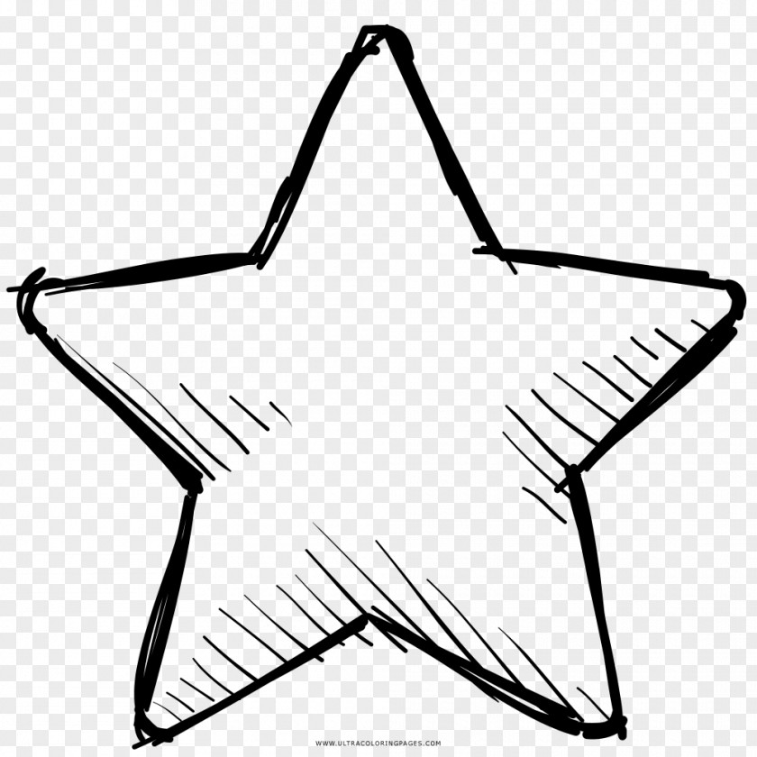 Color Pages Drawing Star Coloring Book Clip Art PNG