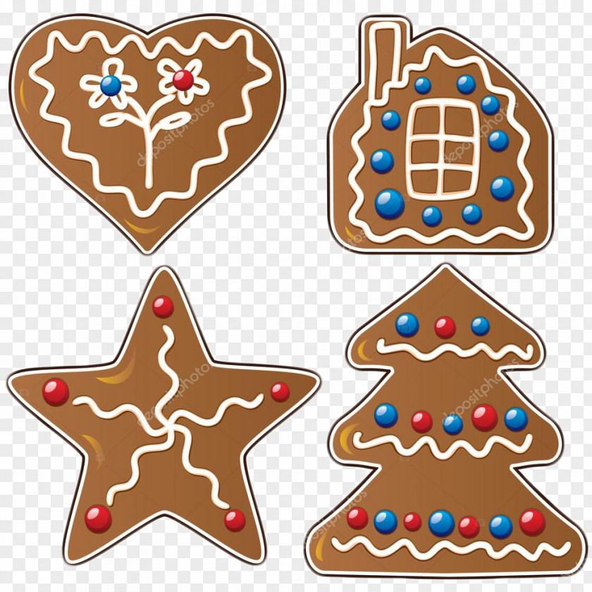 Cookies Gingerbread House Clip Art PNG