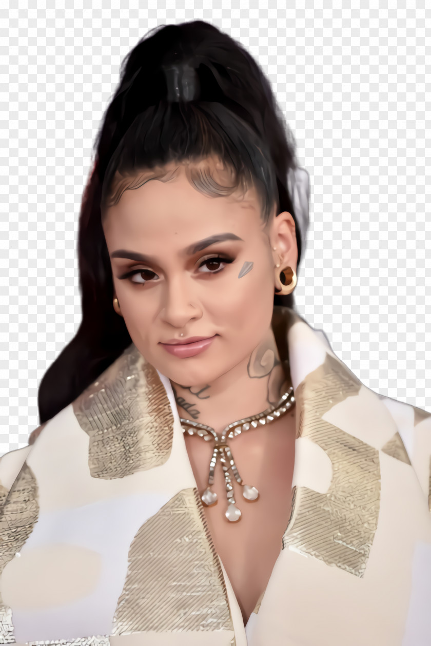 Fashion Model Lace Wig Kehlani PNG