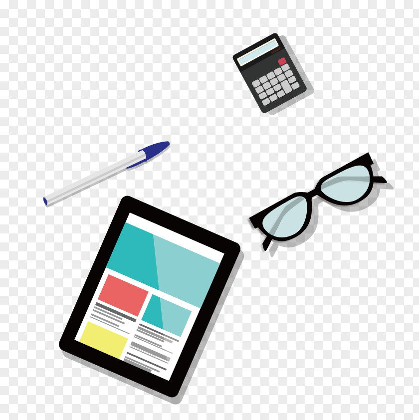 Vector Tablet Content Marketing Digital PNG