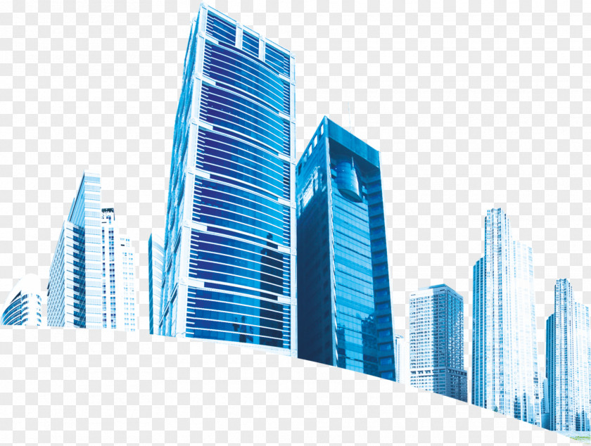 Blue City Architecture PNG