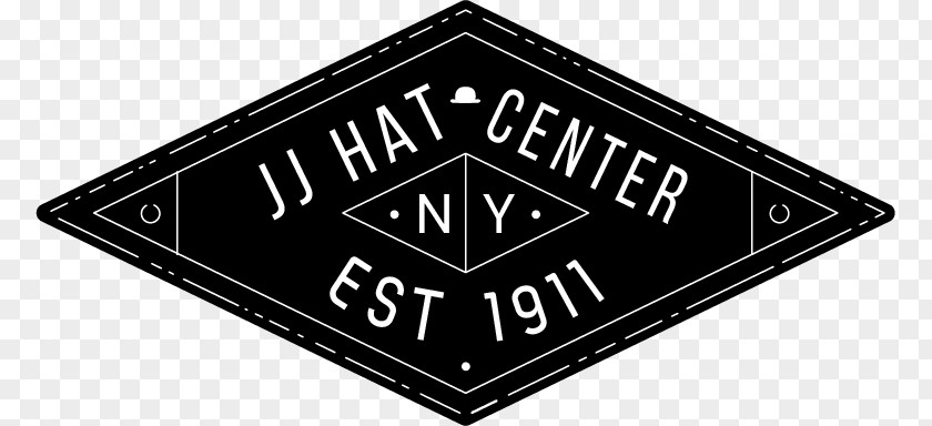 Continental Crown Material J.J. Hat Center Logo Borsalino Fedora PNG