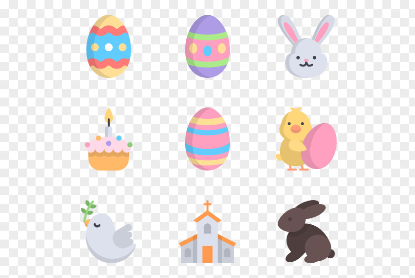 Easter Cross Bunny Egg PNG