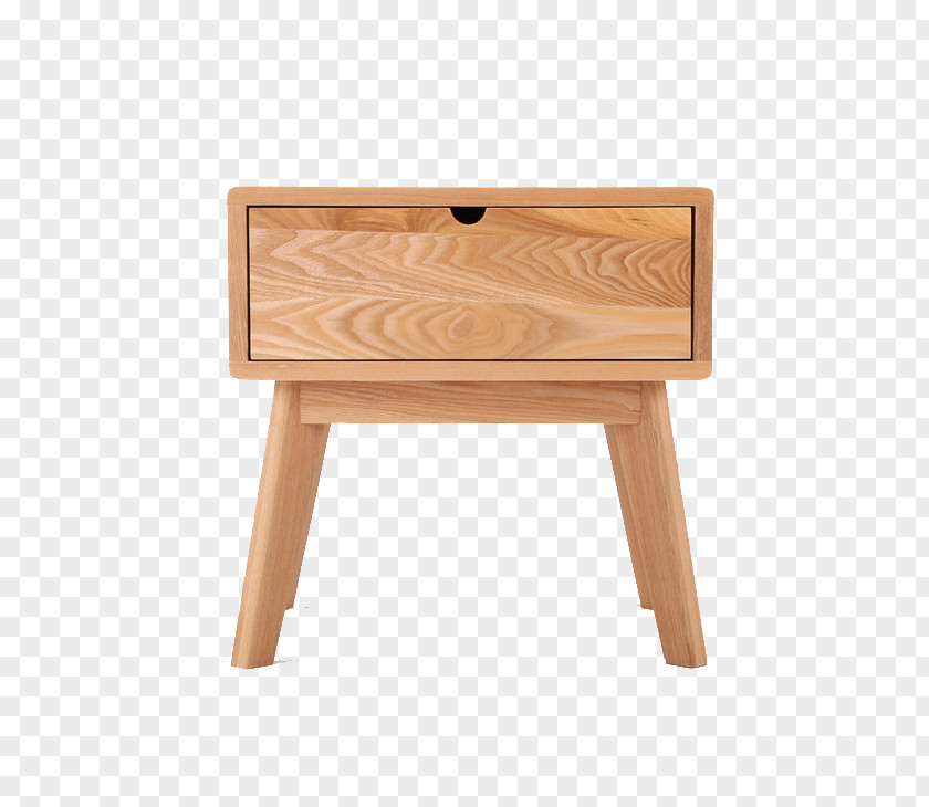 Japanese Bedside Nightstand Furniture Oak Cabinetry Drawer PNG