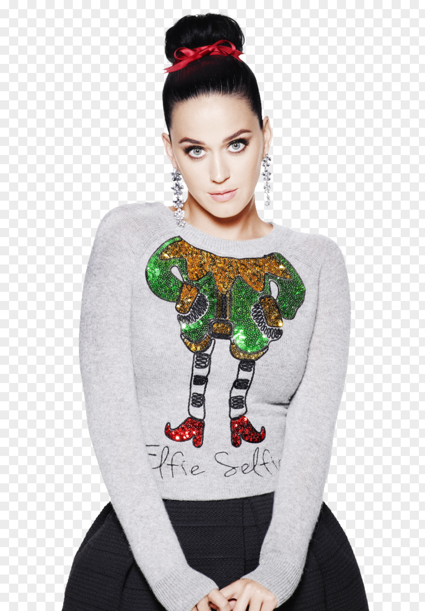 Katy Perry H&M Christmas Sweater Fashion PNG
