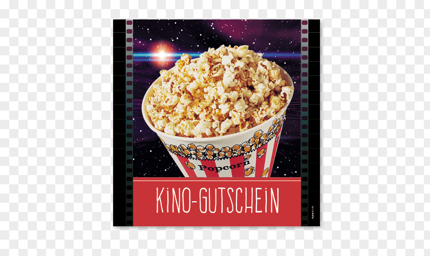 Popcorn Cinema Voucher Gift Card PNG