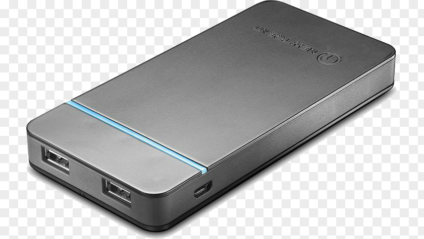 Portable Battery Charger Electronics Accessory Data Storage Power Bank PNG