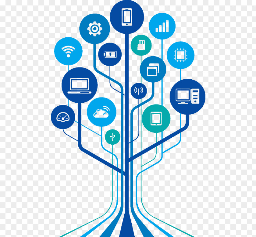 Technology Information And Communications Wall Decal Vector Graphics Tree PNG