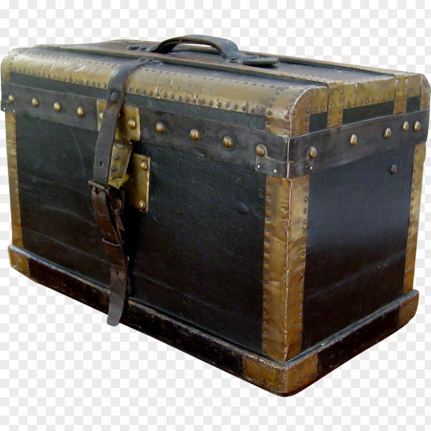 Trunk Chest Suitcase Travel Antique PNG Antique, suitcase clipart PNG