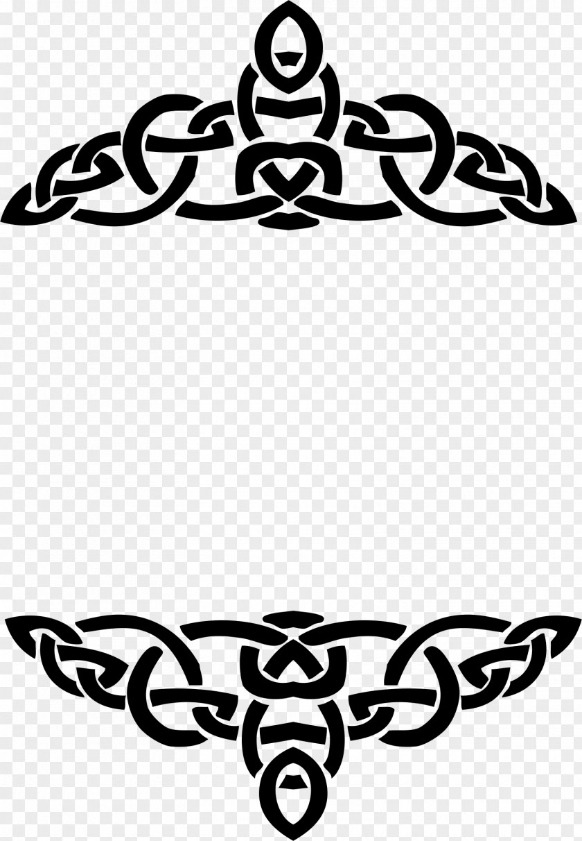 Decorative Line Celtic Knot Clip Art PNG