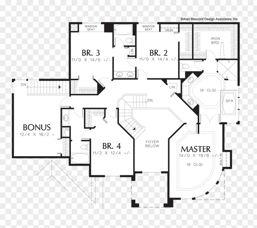 Design Floor Plan Line PNG